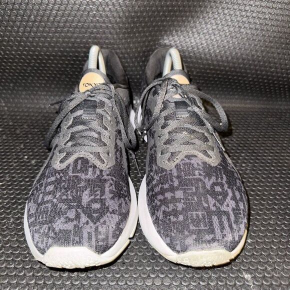 Asics Roadblast Tokyo Black Gold White Athletic Running Shoe Women’s Size 10 - Picture 2 of 8